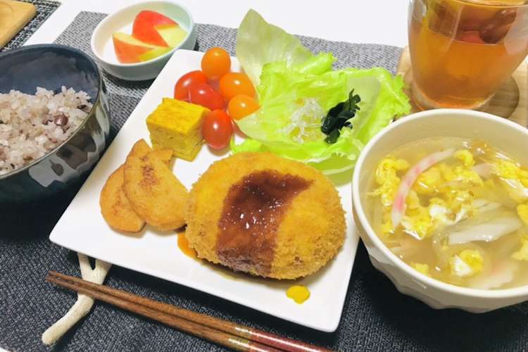 子供が喜ぶ晩ご飯メニュー コロッケご飯 レシピ 作り方 By 体裁よく クックパッド 簡単おいしいみんなのレシピが373万品