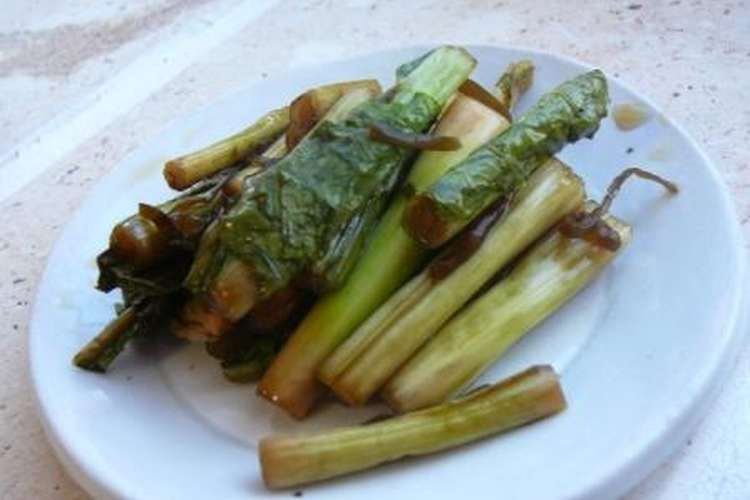 野沢菜しょうゆ漬け レシピ 作り方 By Eastermonday クックパッド 簡単おいしいみんなのレシピが361万品