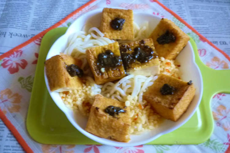 醤油うどん風冷やしうどん37 絹厚揚げ レシピ 作り方 By Aranjuez5 クックパッド 簡単おいしいみんなのレシピが358万品