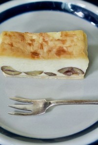 栗のチーズケーキパイ