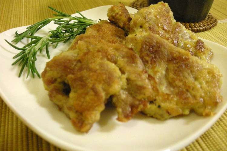 簡単 豚肉のチーズピカタ レシピ 作り方 By 7days クックパッド