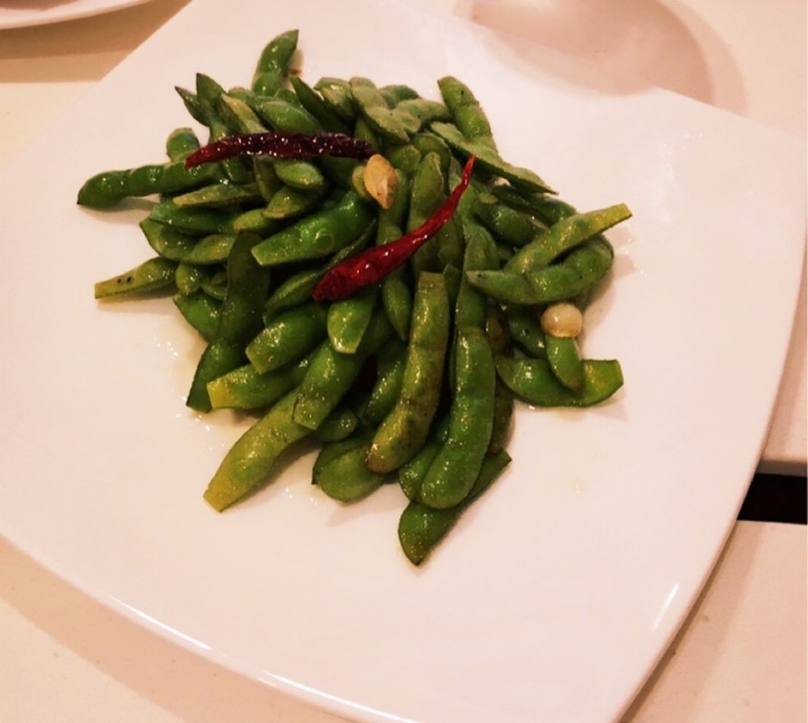 簡単おかず:枝豆のペペロンチーノの画像