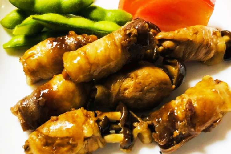 夜ご飯にもお弁当にも キノコの豚肉巻き レシピ 作り方 By ちーずけぇき クックパッド 簡単おいしいみんなのレシピが355万品