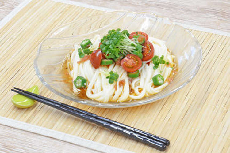 青じそスプラウトと梅の冷やしうどん レシピ 作り方 By 村上農園 クックパッド 簡単おいしいみんなのレシピが356万品