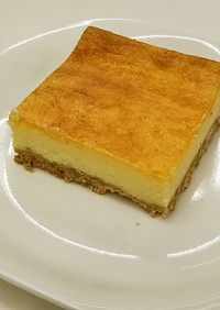 ヘルシオで作るレモン風味のチーズケーキ