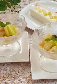【野菜ソムリエ】京たんごメロンの冷菓		