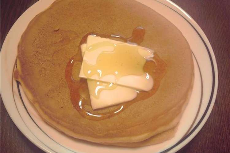 おやつに 夜食に 定番パンケーキ レシピ 作り方 By Peco吾郎 クックパッド 簡単おいしいみんなのレシピが377万品