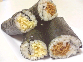 (>Д<*)ぬ~どる海苔巻き(*>Д<)