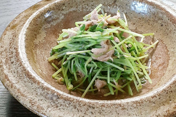 野菜ソムリエ 豆苗とツナのポン酢和え レシピ 作り方 By 京都府 クックパッド 簡単おいしいみんなのレシピが378万品