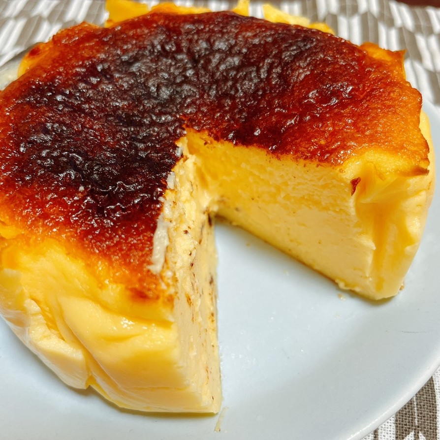 混ぜるだけ簡単バスク風チーズケーキの画像