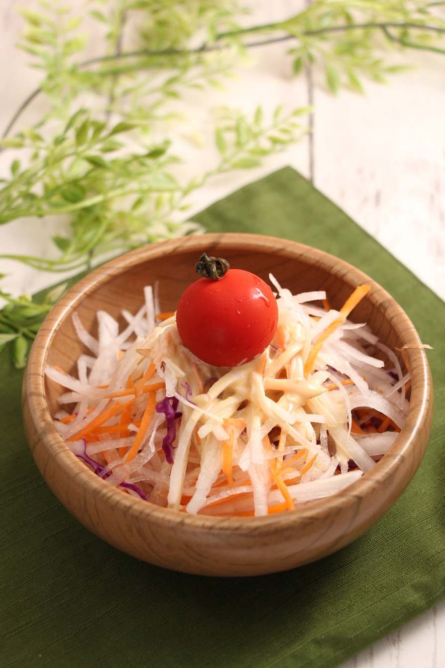 春の大根サラダ ディジョンドレッシング添え レシピ