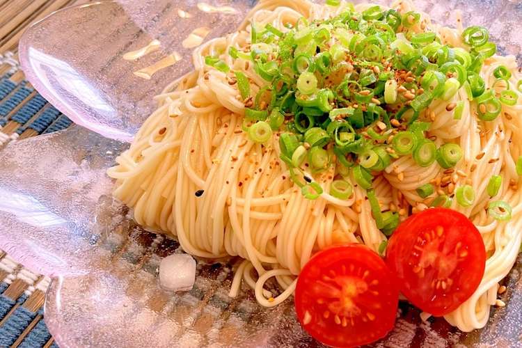 簡単 冷やし油そうめん レシピ 作り方 By うめこぼりん クックパッド 簡単おいしいみんなのレシピが357万品