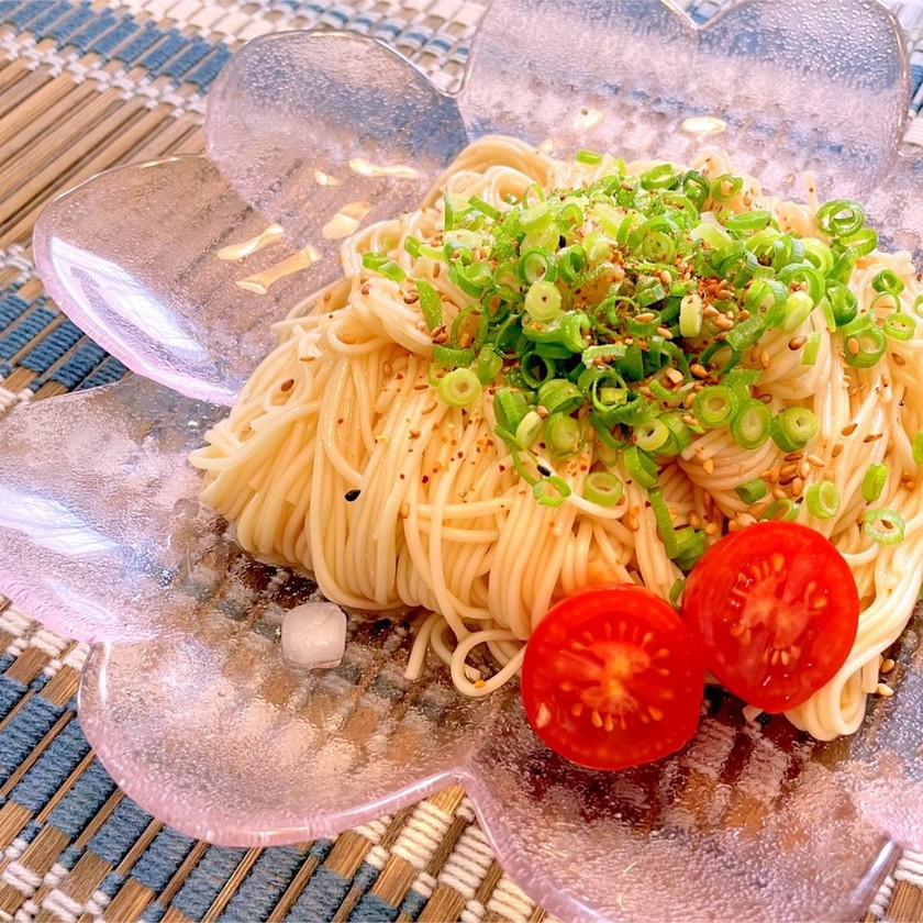 簡単！冷やし油そうめん