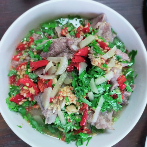 ミャンマーの豚肉料理