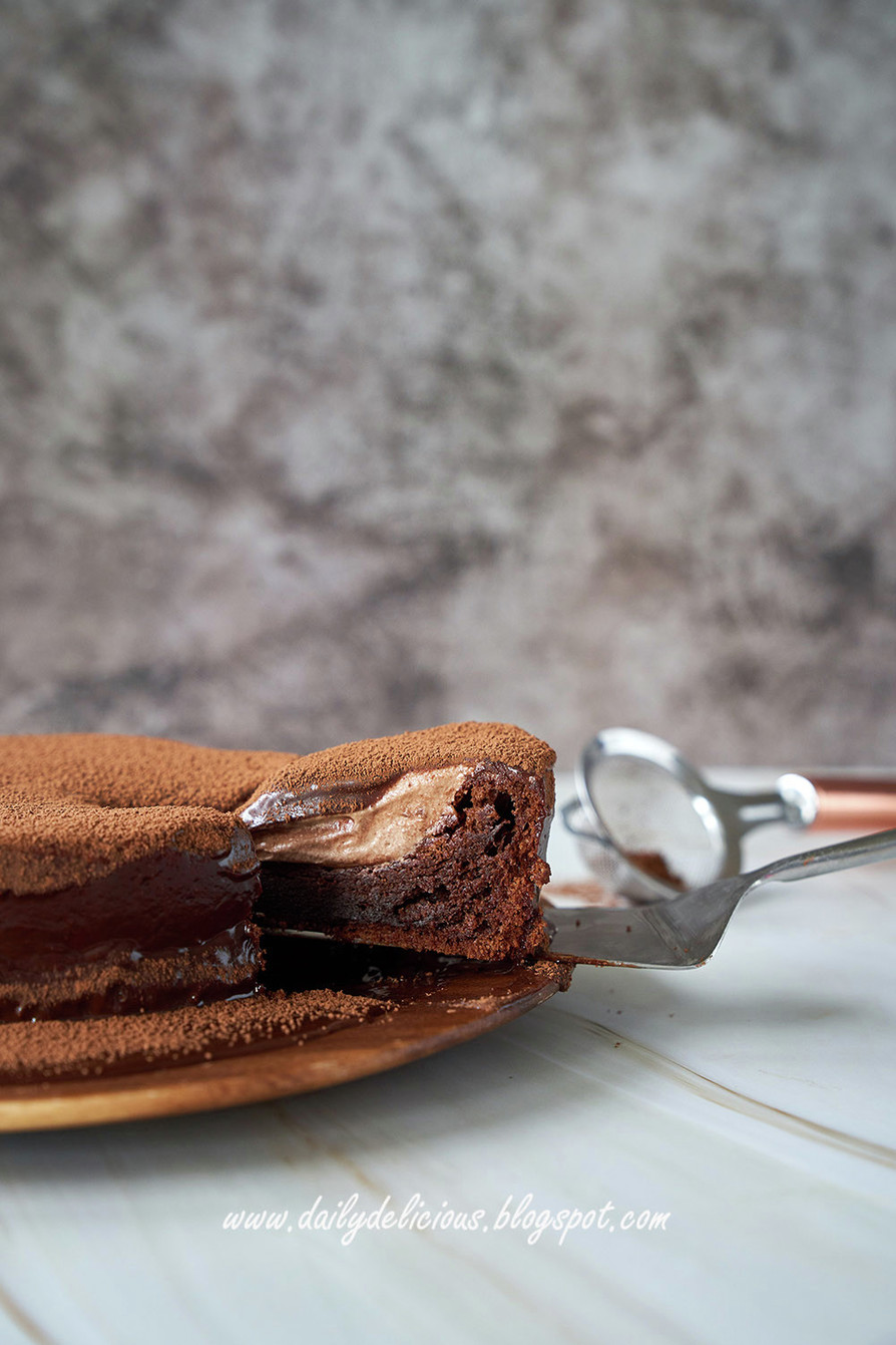 チョコレートラバーケーキの画像