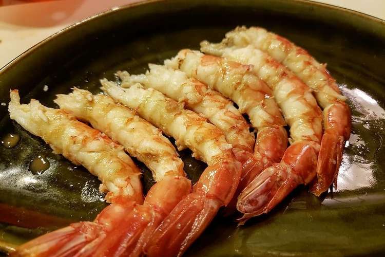 おつまみに 赤海老のほろ焼き レシピ 作り方 By 92食堂 クックパッド 簡単おいしいみんなのレシピが375万品