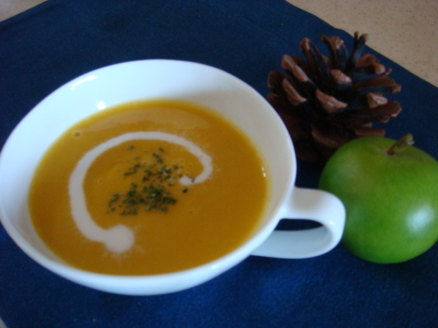 かぼちゃスープ*バター不使用・低カロリーの画像