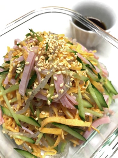 低カロリー★しらたきで中華サラダの写真