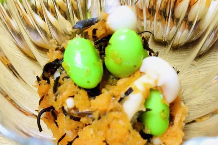 ブナピーとひじきのすりおろし人参和え レシピ 作り方 By Mamin クックパッド 簡単おいしいみんなのレシピが375万品