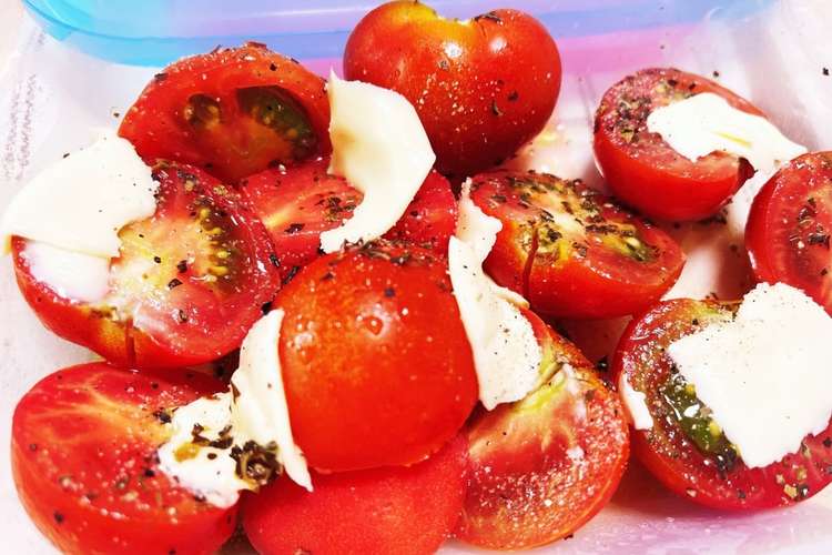 簡単カプレーゼ ミニトマト消費 レシピ 作り方 By ミラマリ クックパッド 簡単おいしいみんなのレシピが365万品