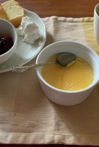 卵黄で作る豆乳プリン