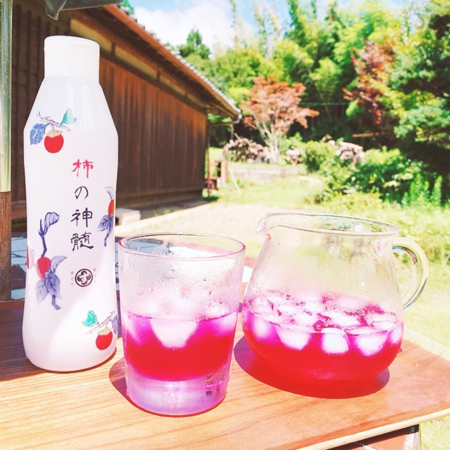 夏を元気に！柿の神髄でつくる紫蘇ジュースの画像