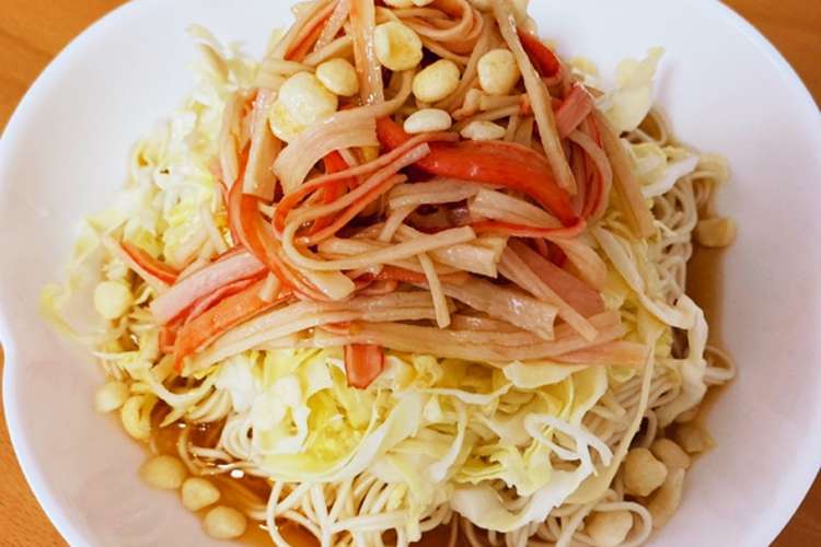 簡単 キャベツのぶっかけ素麺 レシピ 作り方 By Naguuuuuuu クックパッド 簡単おいしいみんなのレシピが366万品