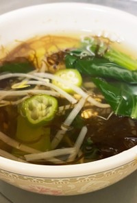 簡単✨もずくとオクラの和風夏野菜スープ