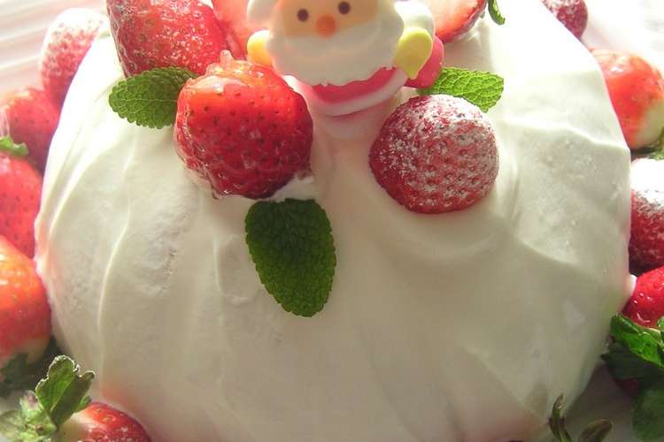 クリスマス 苺の丘のケーキ レシピ 作り方 By あきとママ クックパッド