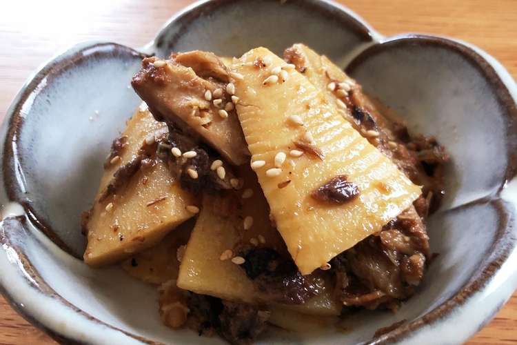 簡単 筍とサバ缶の胡麻味噌煮 レシピ 作り方 By オケマル クックパッド 簡単おいしいみんなのレシピが366万品