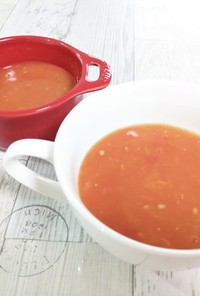 腐りかけたトマトの救出方法トマトのスープ