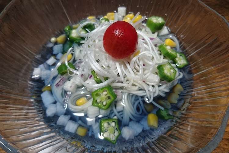 青い海 そうめん レシピ 作り方 By M0 ー 0n クックパッド 簡単おいしいみんなのレシピが361万品