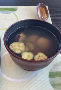 簡単★茄子の中華風スープ