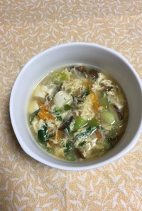 中華風きのこスープ