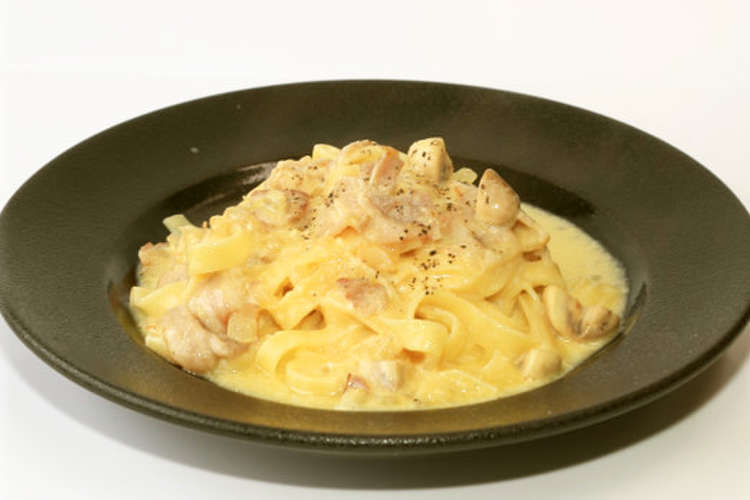 全卵カルボナーラ生フェットチーネ レシピ 作り方 By ニューオークボ クックパッド 簡単おいしいみんなのレシピが376万品