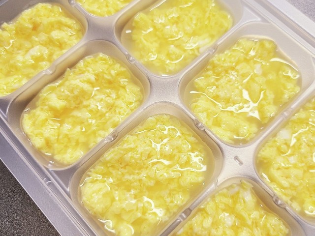 離乳食中期から 作り置き 万能ふわふわ卵 レシピ 作り方 By ハートの若葉 クックパッド 簡単おいしいみんなのレシピが376万品