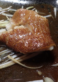 アカハタの清蒸鮮魚(清蒸石斑魚)