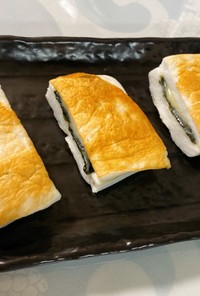 お弁当に♫ はんぺんの海苔チーズ焼き