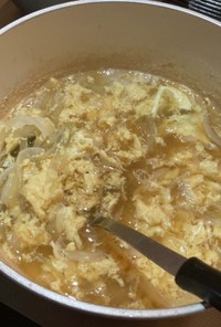 卵＆玉葱の和風スープ