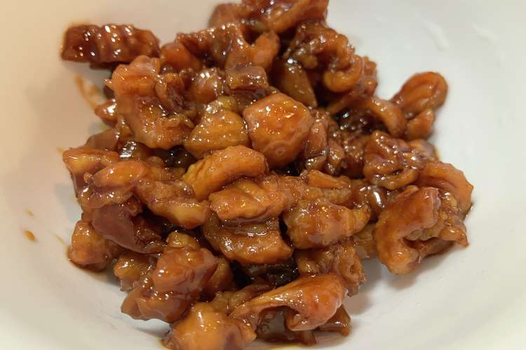大森 鳥久 さんの鶏皮佃煮 再現 レシピ 作り方 By 唐揚げの錬金術師 クックパッド 簡単おいしいみんなのレシピが360万品