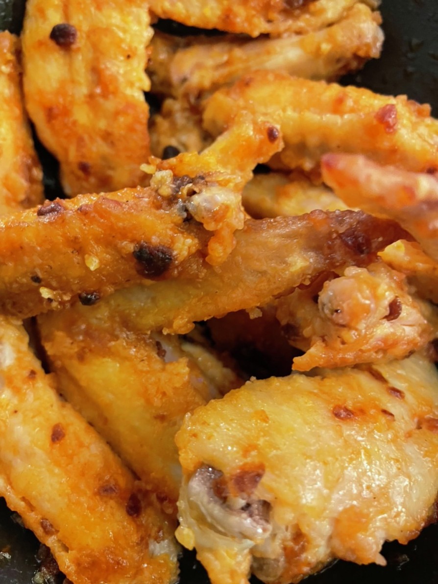 クリスピーバッファローチキンワンタンのレシピ