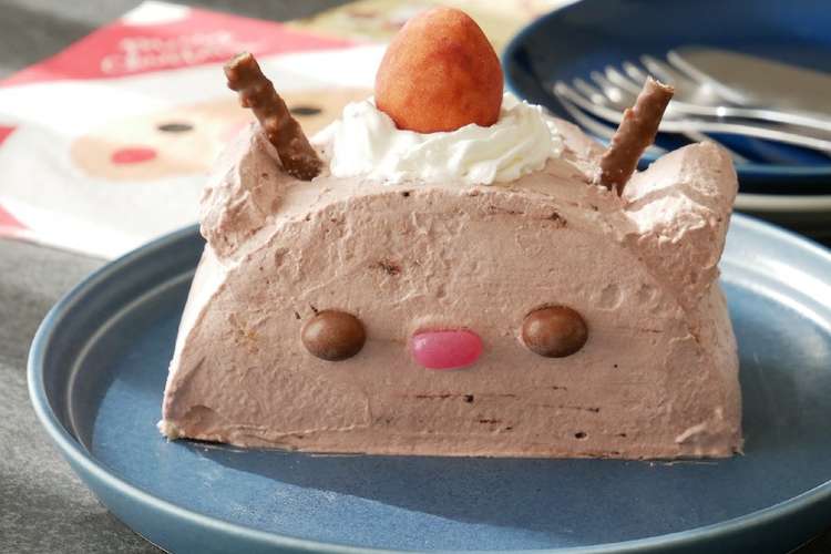 かわいいハーフケーキ X Masトナカイ レシピ 作り方 By Sweeterm クックパッド 簡単おいしいみんなのレシピが366万品