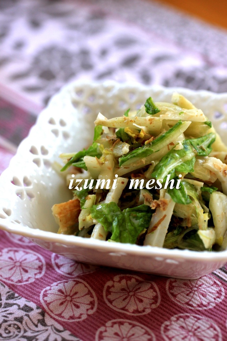 モリモリ♫♬白菜サラダ～柚子マヨで～の画像