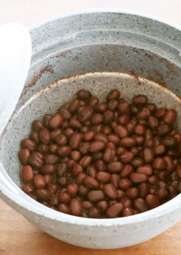 レンジで！茹で小豆の作り方