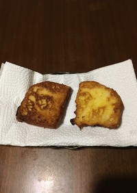 食パンとコーンポタージュの天ぷら②
