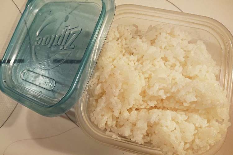 ジップロックコンテナでご飯を炊こう レシピ 作り方 By ひよこまめ52 クックパッド 簡単おいしいみんなのレシピが360万品