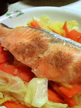 ダイエット☆鮭の蒸し煮の画像