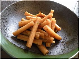 パリパリ食感がクセになる♪ごぼうの漬物