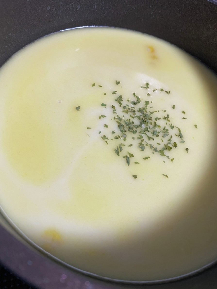 アーモンドミルクコーンスープの画像