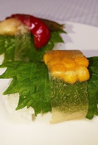 ベジート巻き 野菜のお寿司 大葉